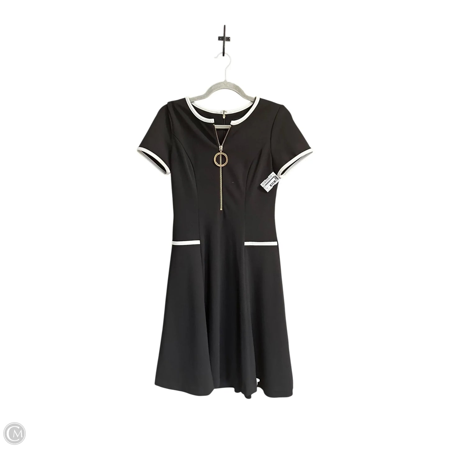 Dress Casual Midi By Dkny In Black, Size: Xs