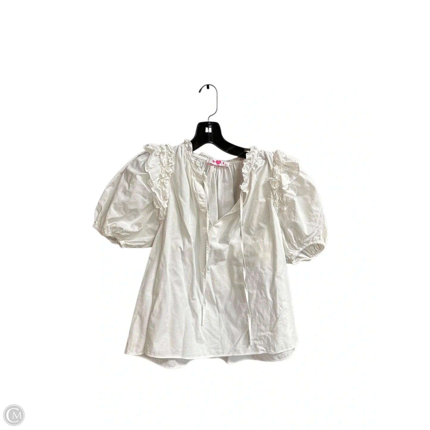 Top Short Sleeve By Buddy Love In White, Size: S