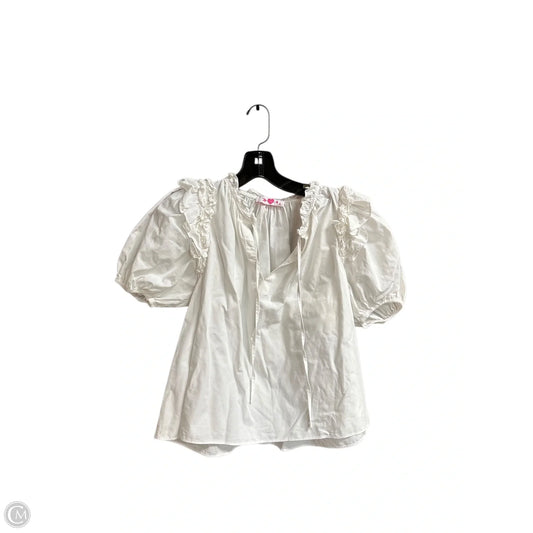 Top Short Sleeve By Buddy Love In White, Size: S
