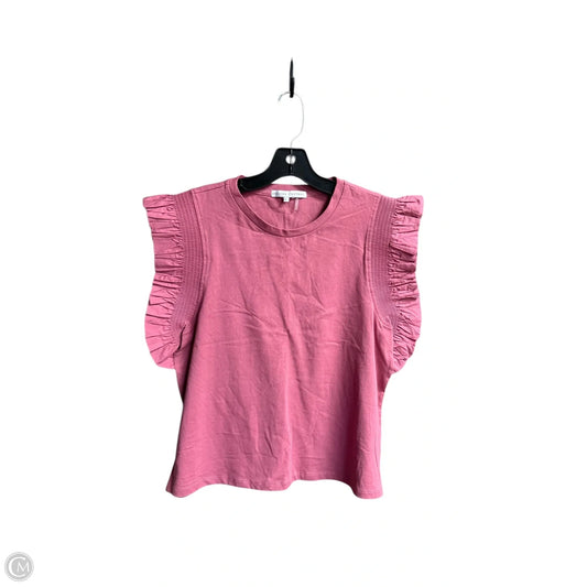 Top Sleeveless By English Factory In Pink, Size: L