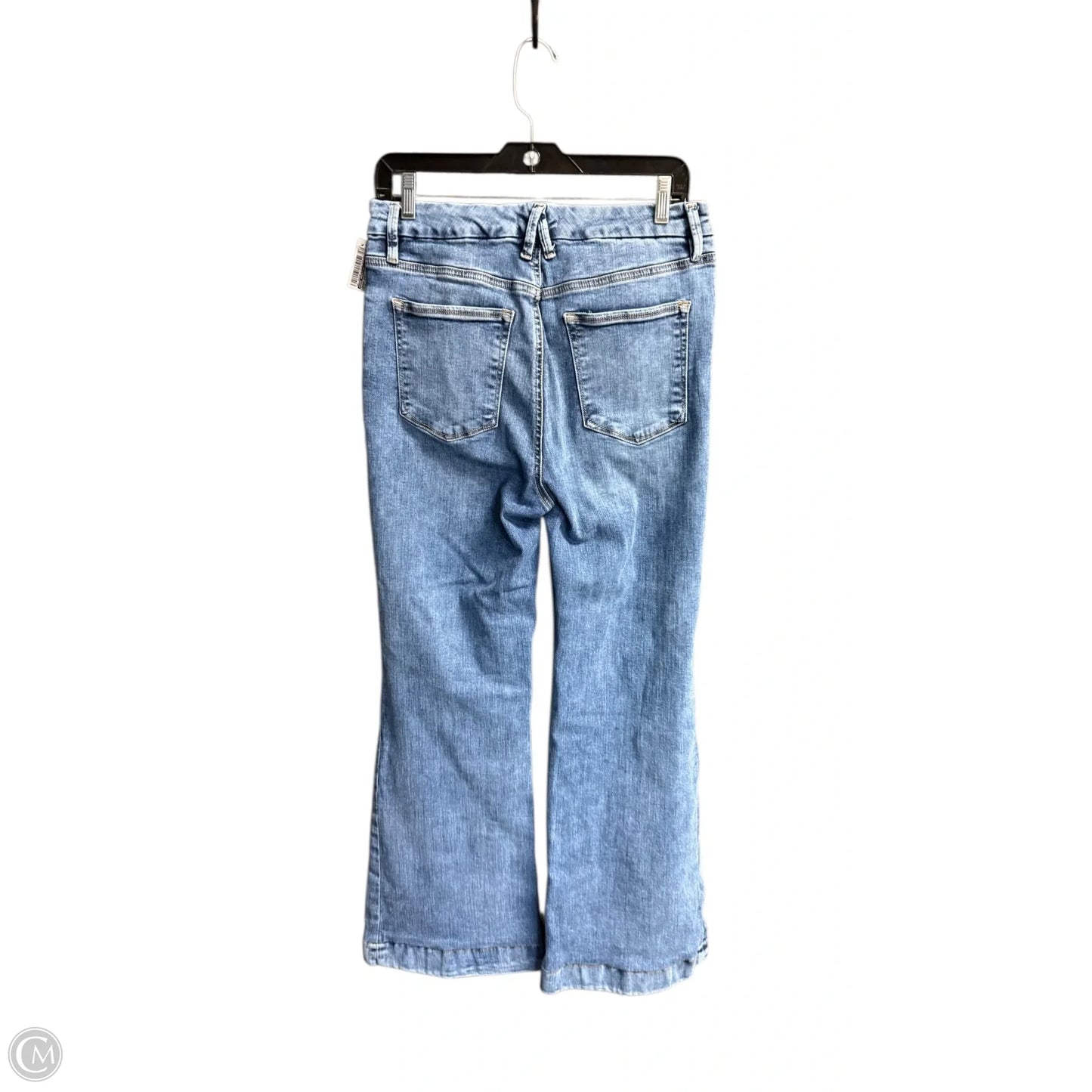 Jeans Boot Cut By Good American In Blue Denim, Size: 12
