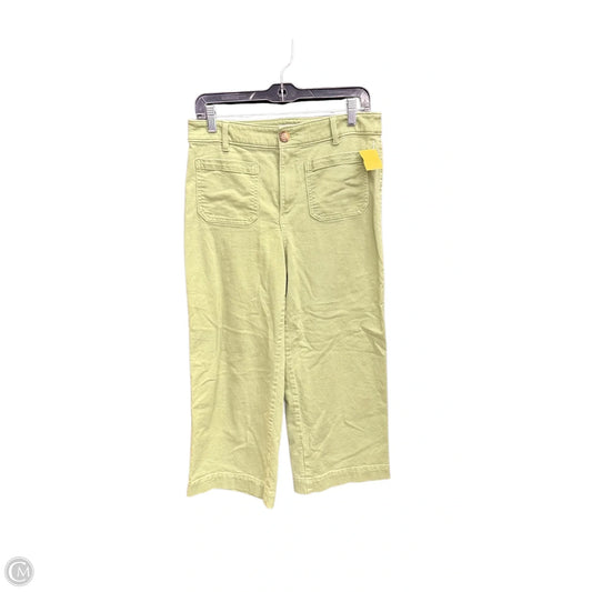 Pants Cropped By Loft In Green, Size: 8p