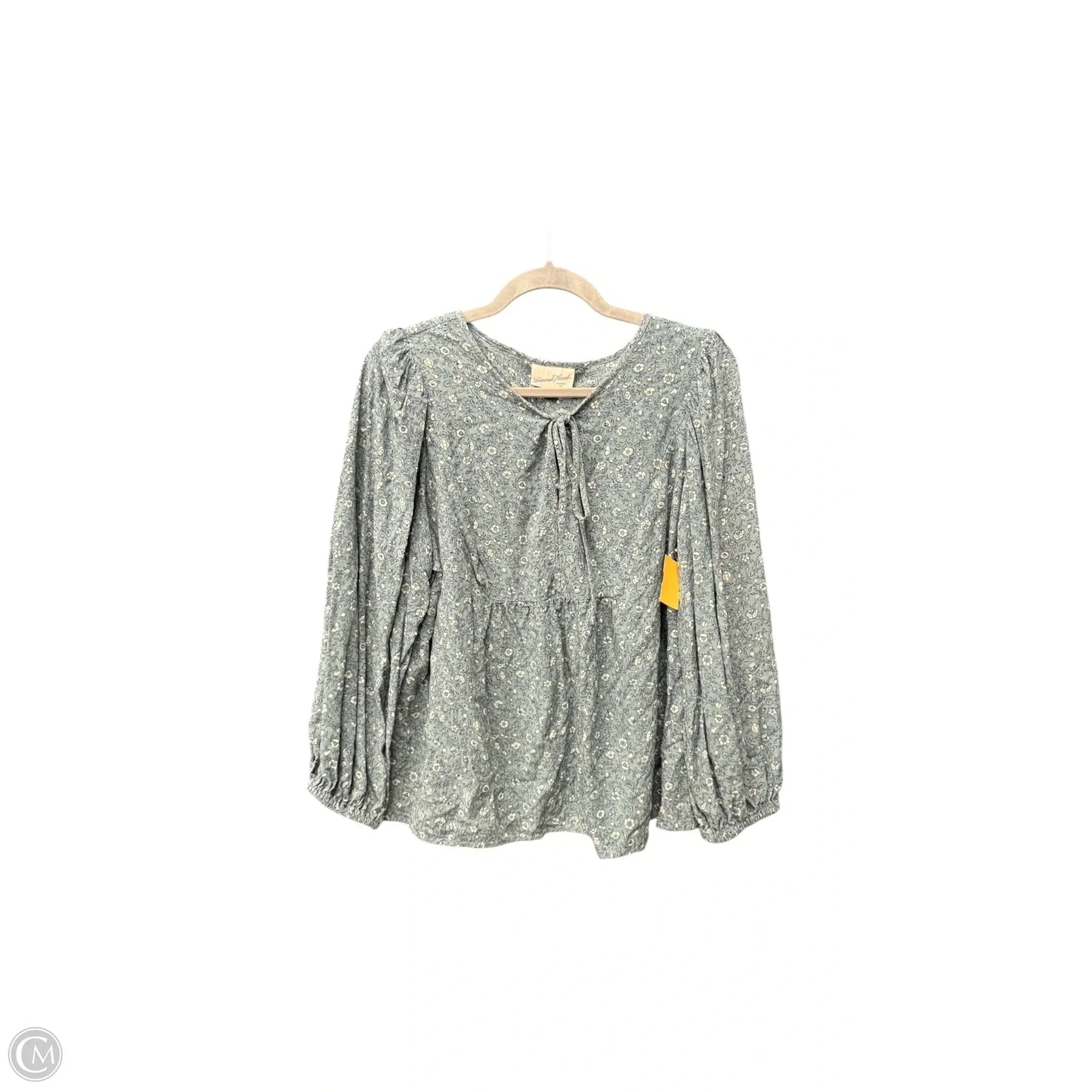 Top Long Sleeve By Universal Thread In Floral Print, Size: Xl