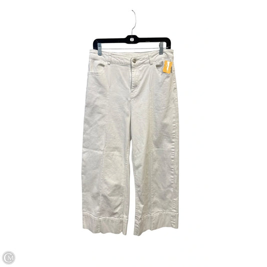 Jeans Straight By Entro In White, Size: 12