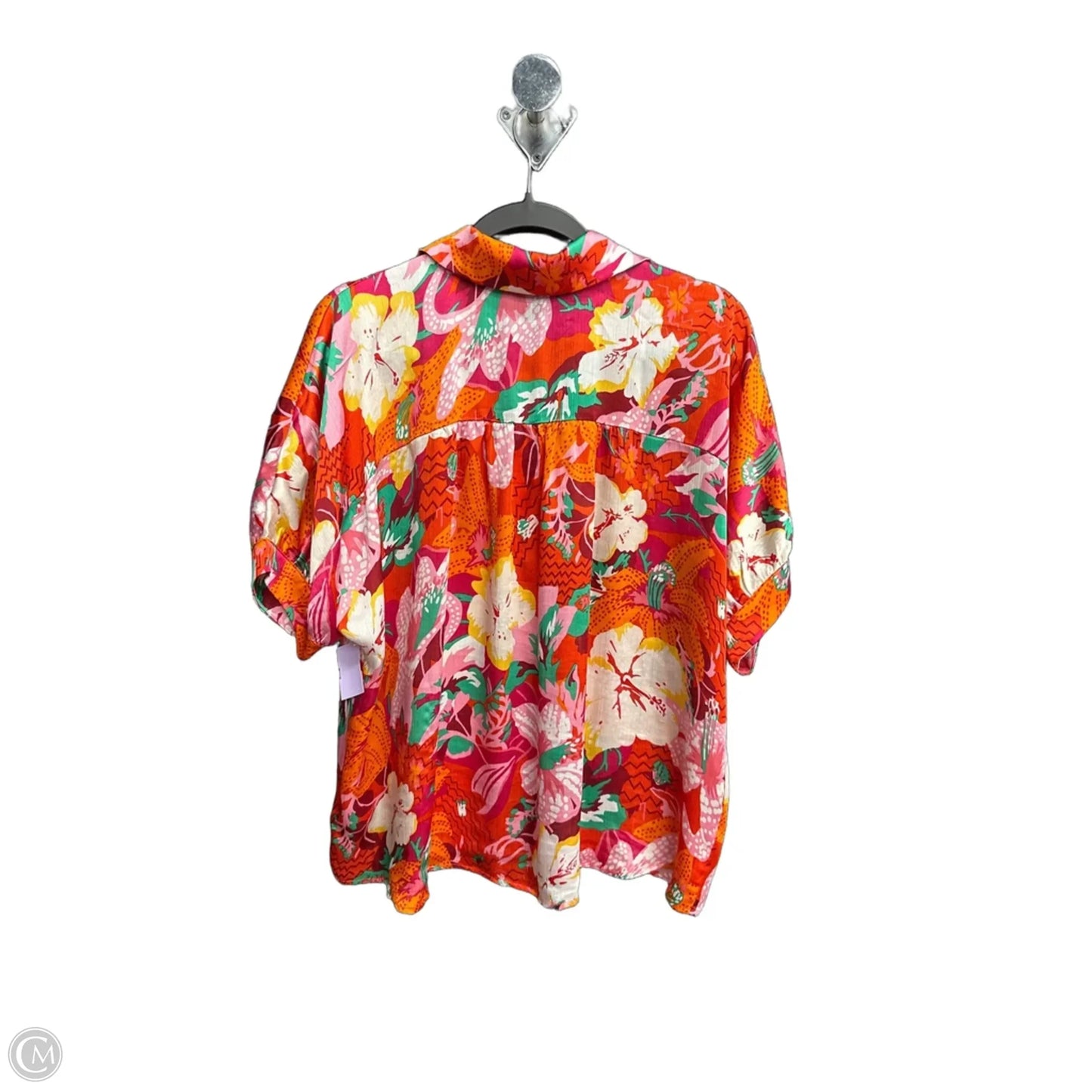 Top Short Sleeve By Jodifl In Floral Print, Size: S