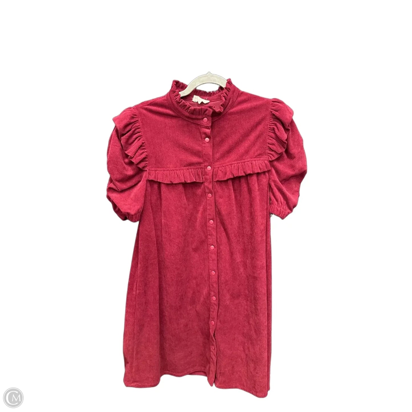 Dress Casual Short By Entro In Maroon, Size: S