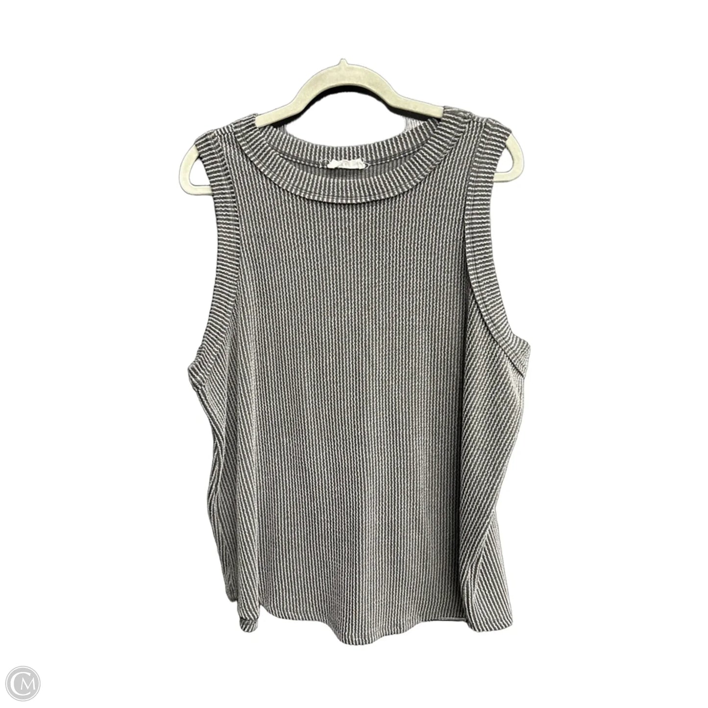 Top Sleeveless By Maurices In Grey, Size: Xl