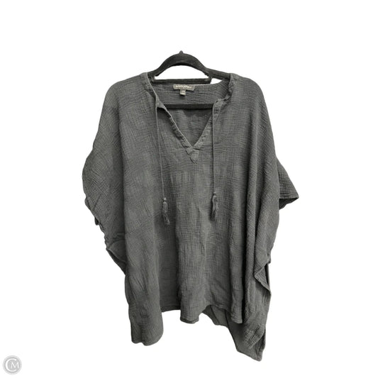 Top Short Sleeve By Banana Republic In Black, Size: S