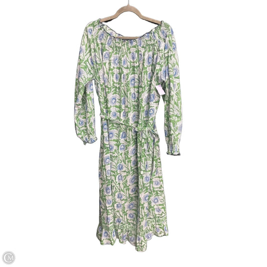 Dress Casual Maxi By Clothes Mentor In Floral Print, Size: L