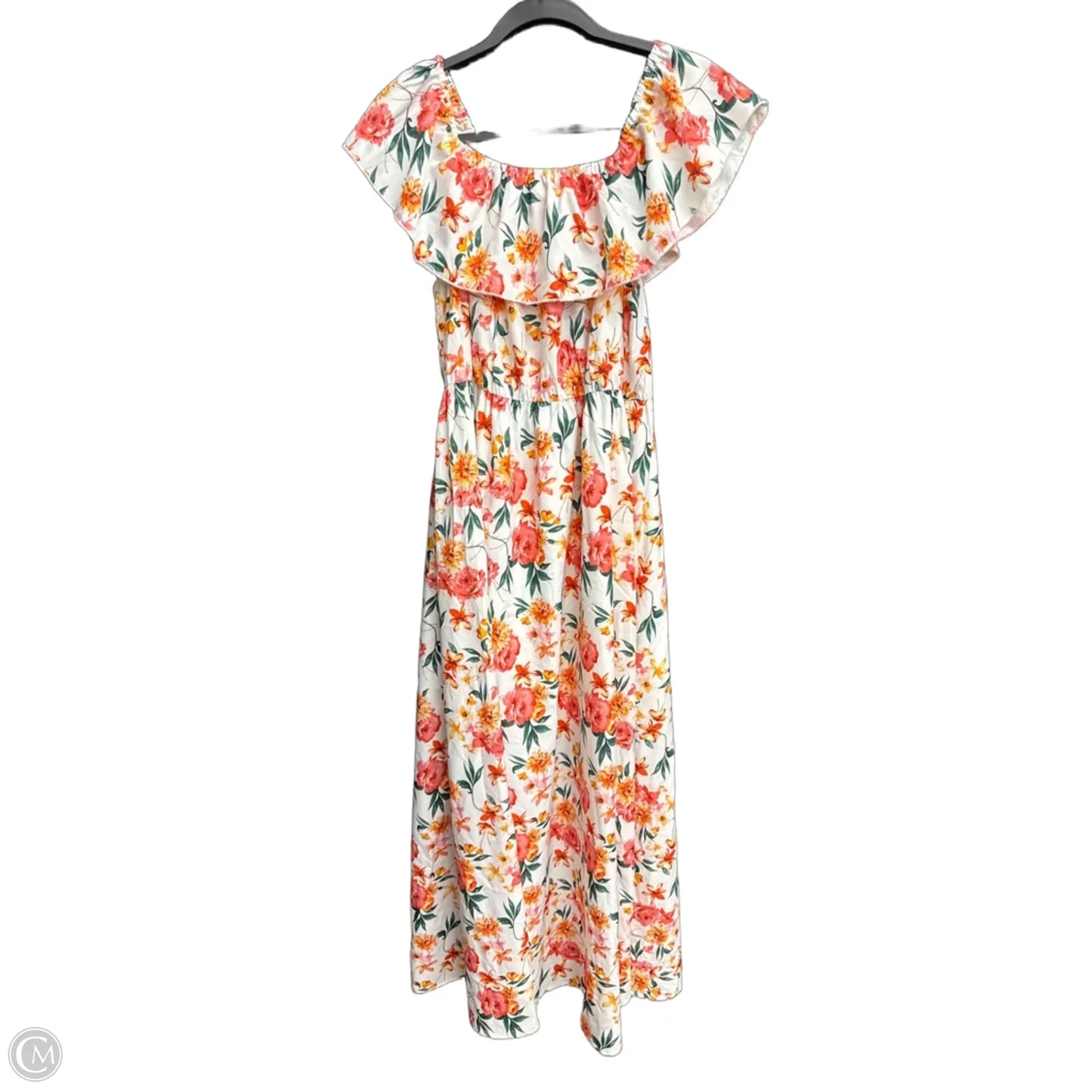 Dress Casual Maxi By Clothes Mentor In Floral Print, Size: Xl