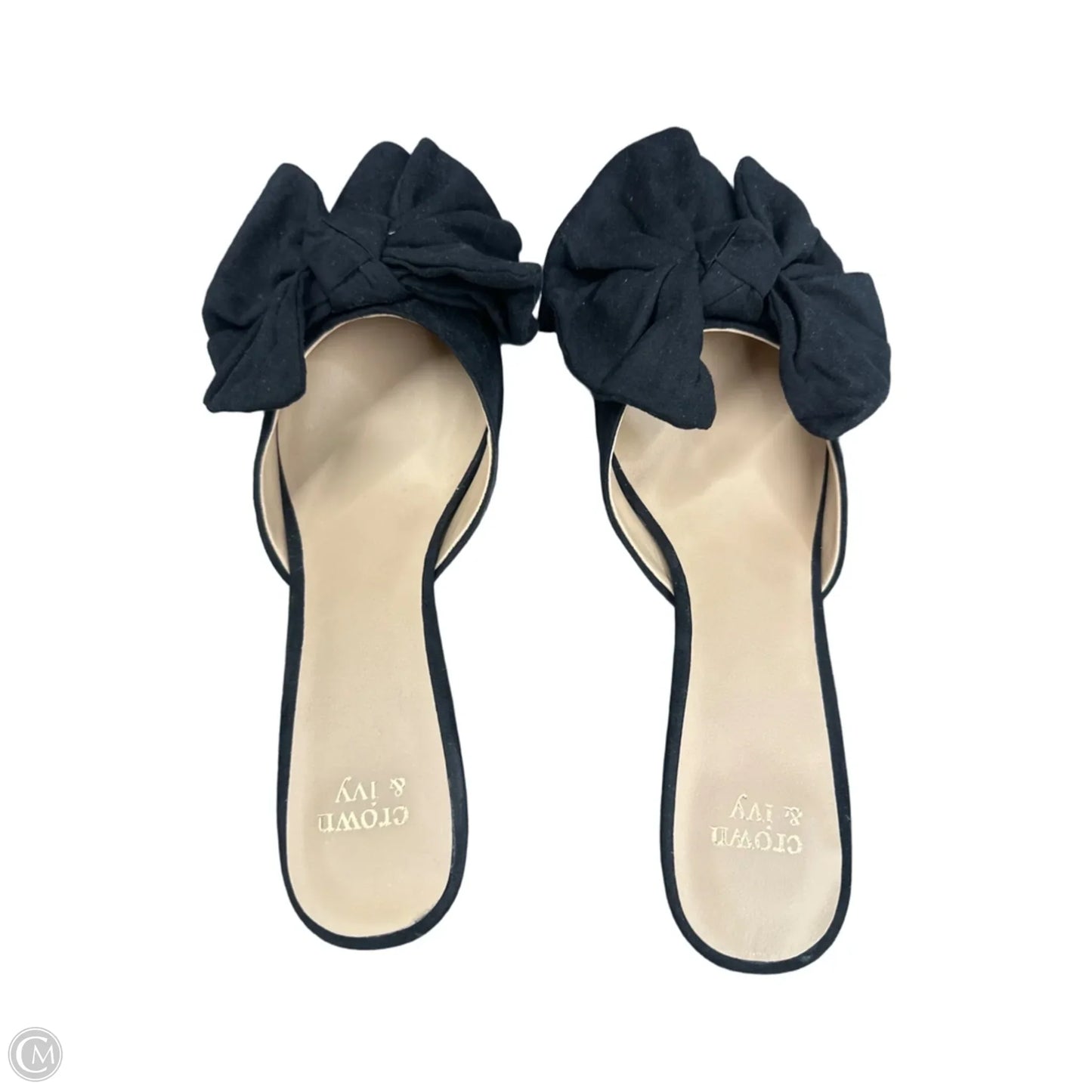 Shoes Heels Kitten By Crown And Ivy In Black, Size: 8.5