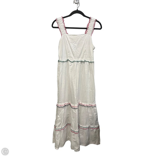 Dress Casual Maxi By Loft In White, Size: Xs