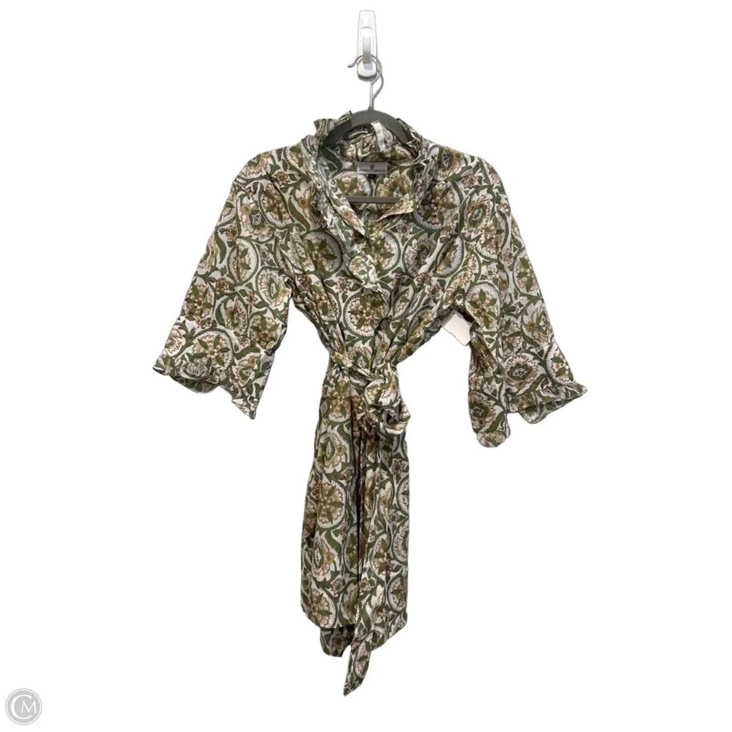 Dress Casual Short By Clothes Mentor In Floral Print, Size: L