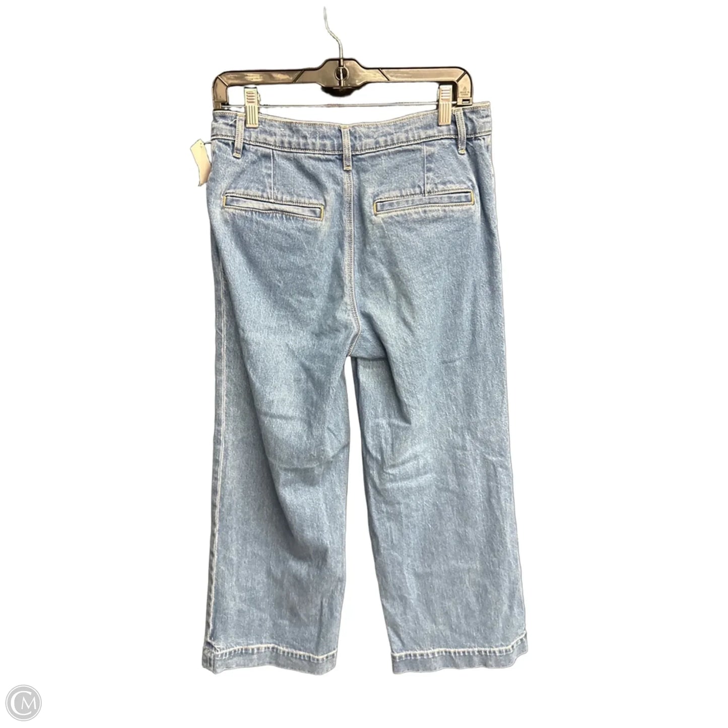 Jeans Wide Leg By Loft In Blue Denim, Size: 4