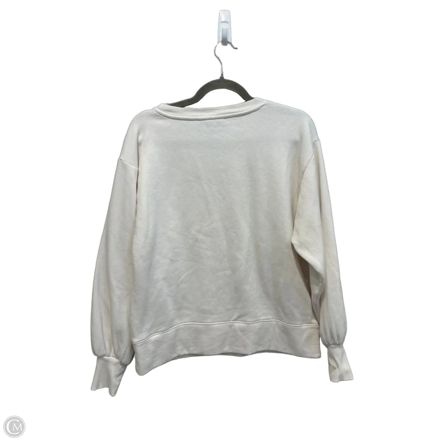 Top Long Sleeve By Loft In Cream, Size: M