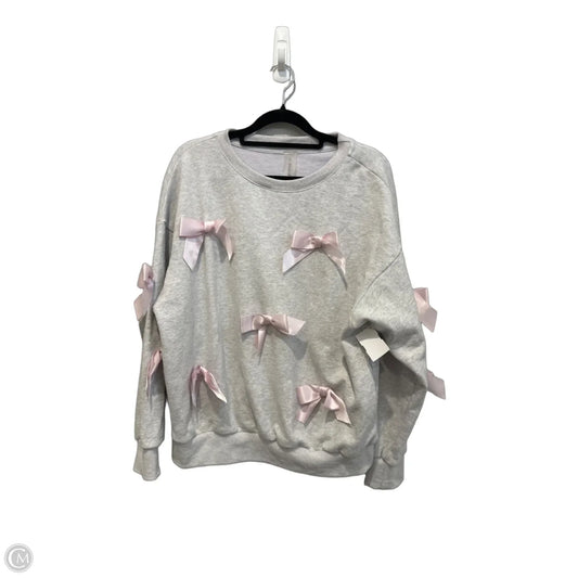 Sweatshirt Crewneck By As Revival In Grey, Size: S