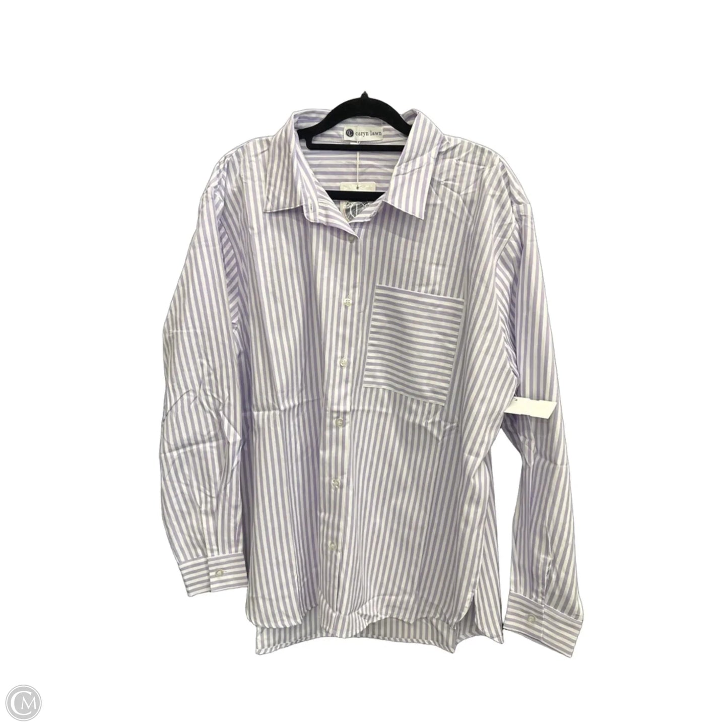 Top Long Sleeve By Clothes Mentor In Striped Pattern, Size: Osfm