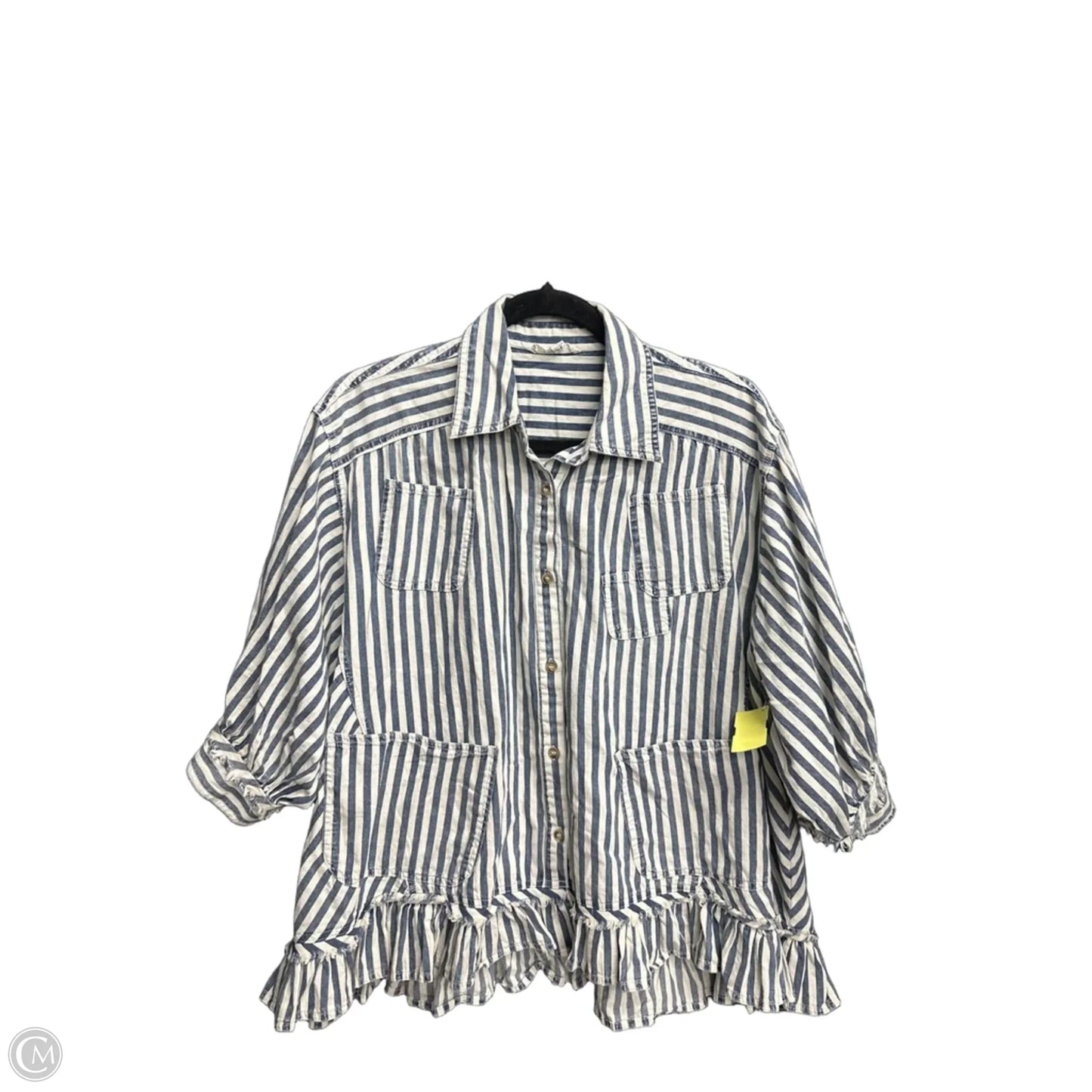 Top Short Sleeve By Clothes Mentor In Striped Pattern, Size: S