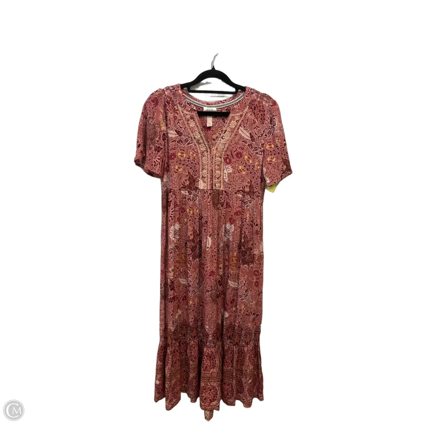 Dress Casual Midi By Knox Rose In Paisley Print, Size: Xs