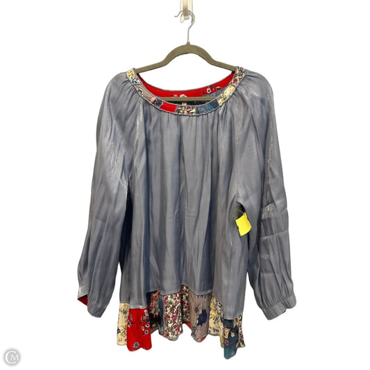 Top Long Sleeve By John Mark In Multi-colored, Size: Xl