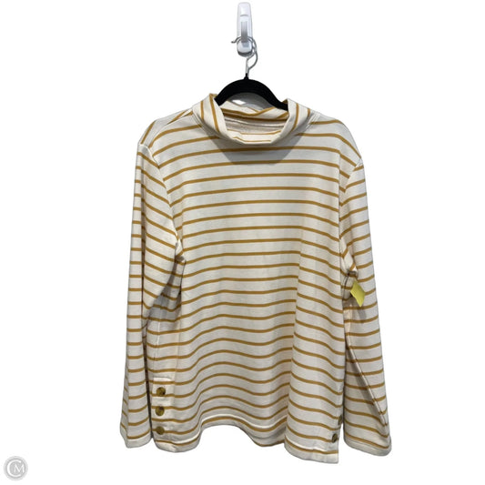 Top Long Sleeve By St Johns Bay In Striped Pattern, Size: Xl