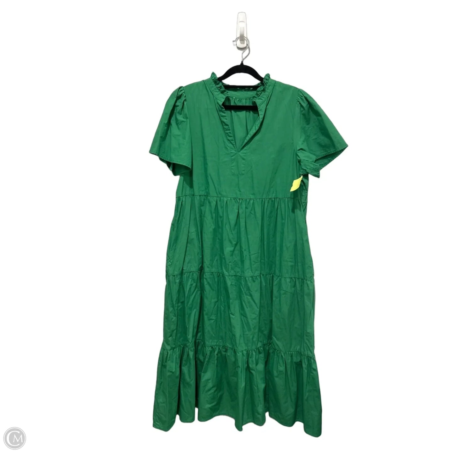Dress Casual Midi By Clothes Mentor In Green, Size: M