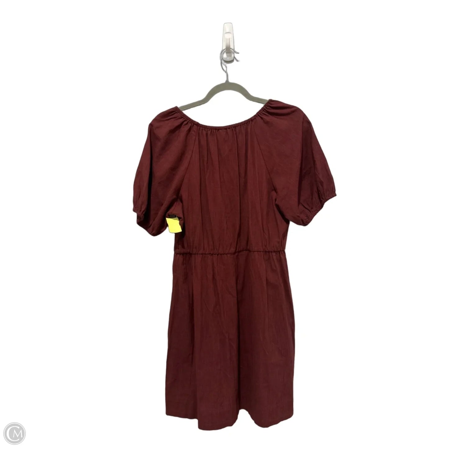 Dress Casual Short By Universal Thread In Maroon, Size: M