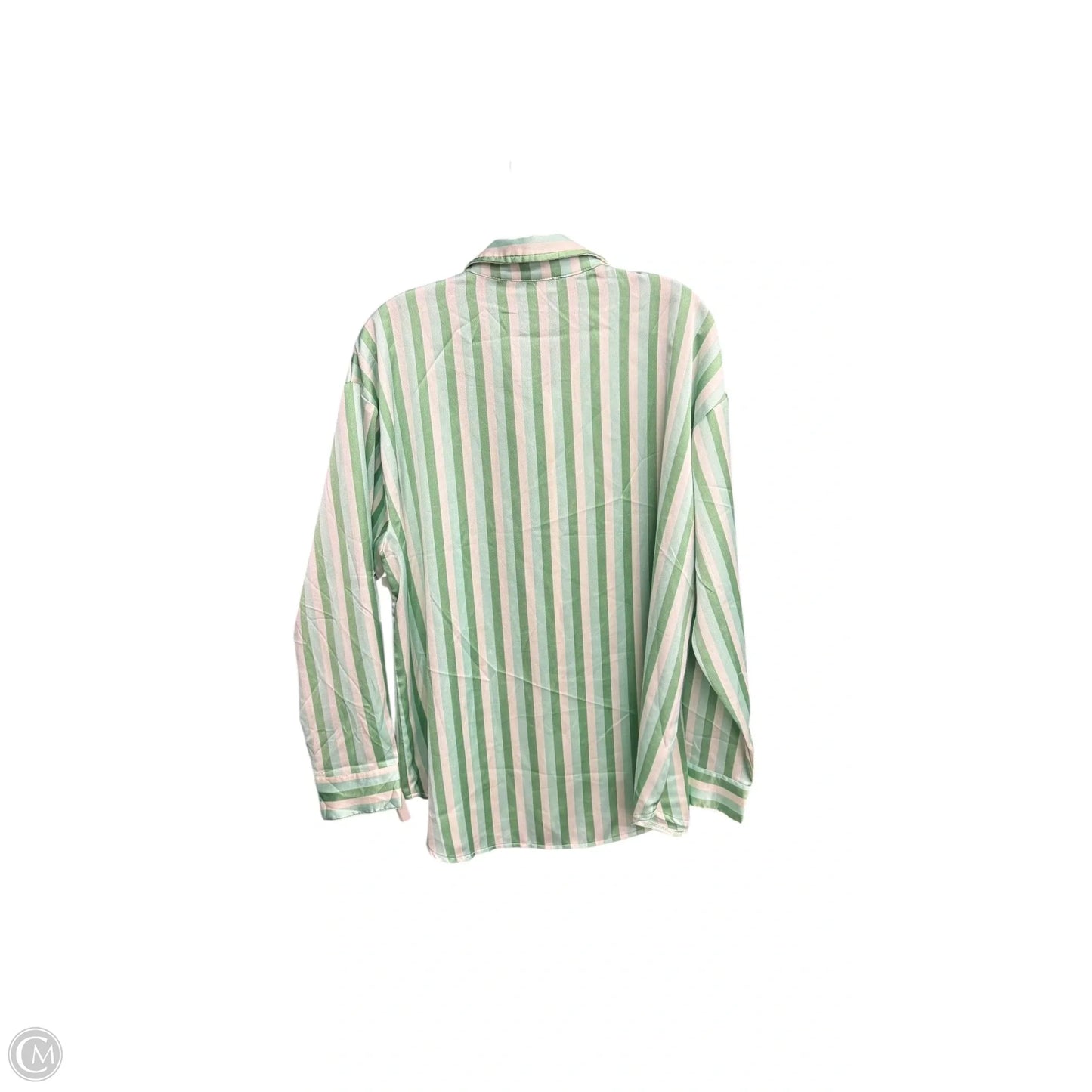 Top Long Sleeve By Entro In Striped Pattern, Size: M