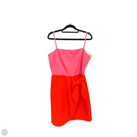 Dress Designer By Milly In Pink & Red, Size: S