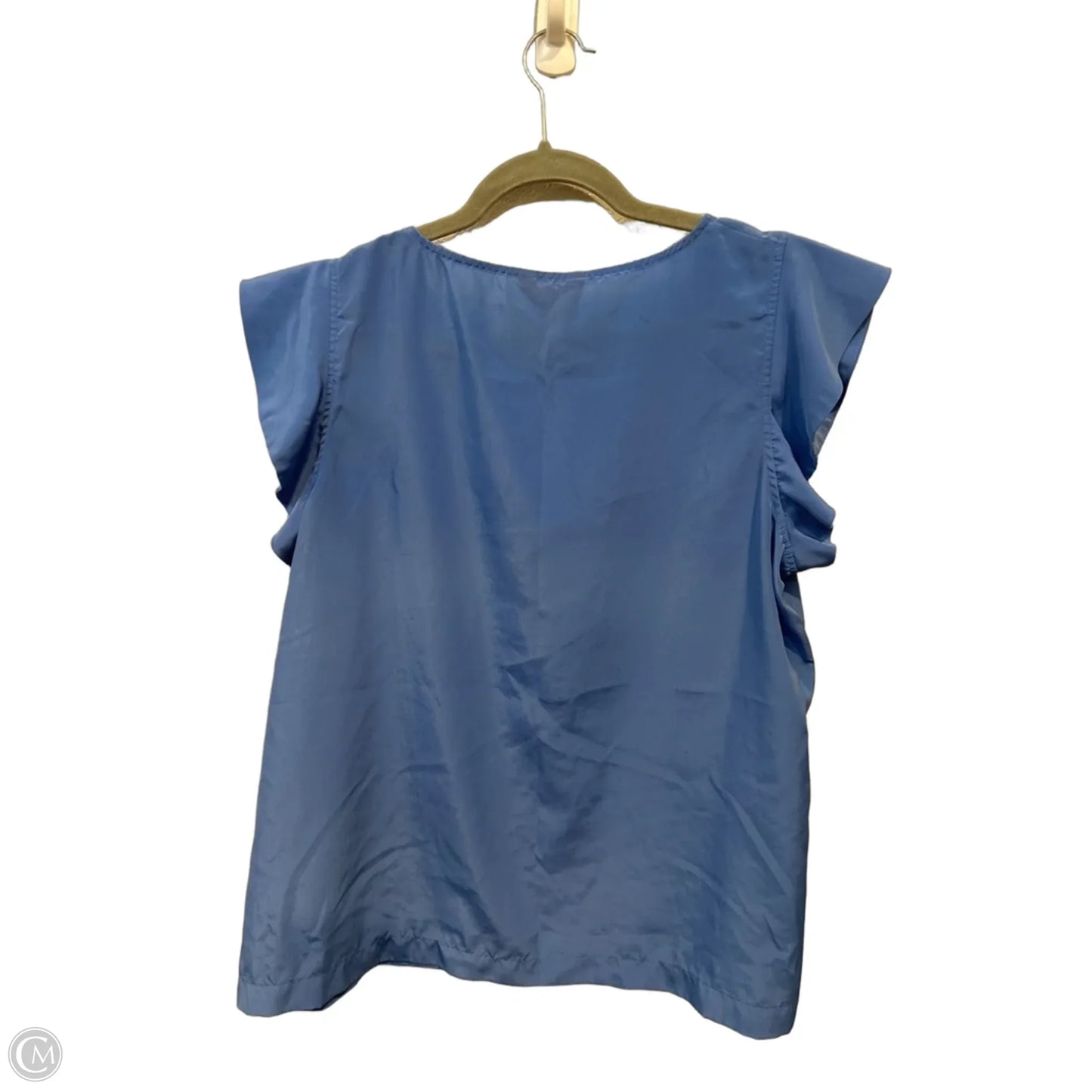 Top Short Sleeve By Joe Fresh In Blue, Size: L