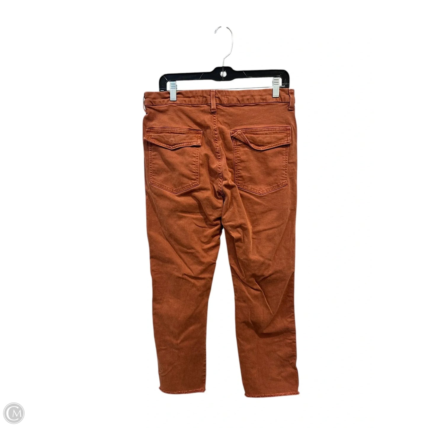 Jeans Straight By Amo In Orange Denim, Size: 8