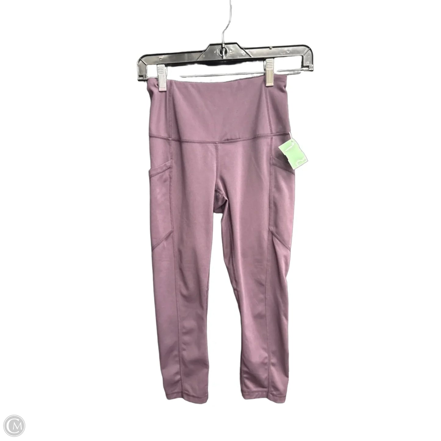 Athletic Leggings By Yogalicious In Purple, Size: Xs