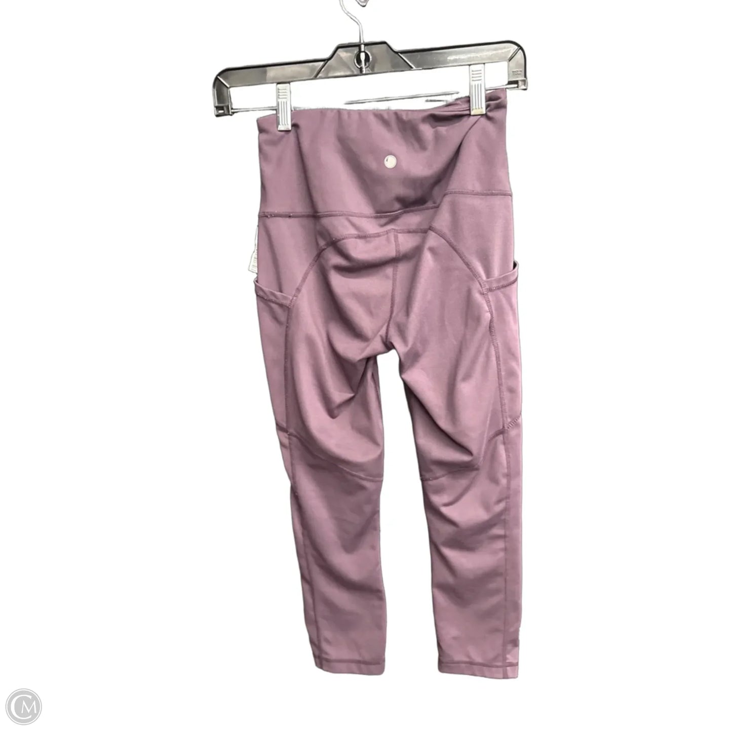 Athletic Leggings By Yogalicious In Purple, Size: Xs