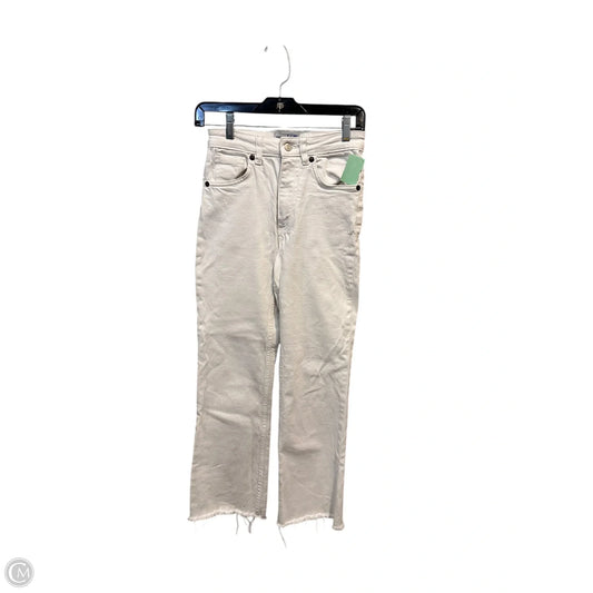 Jeans Straight By Zara In White, Size: 2