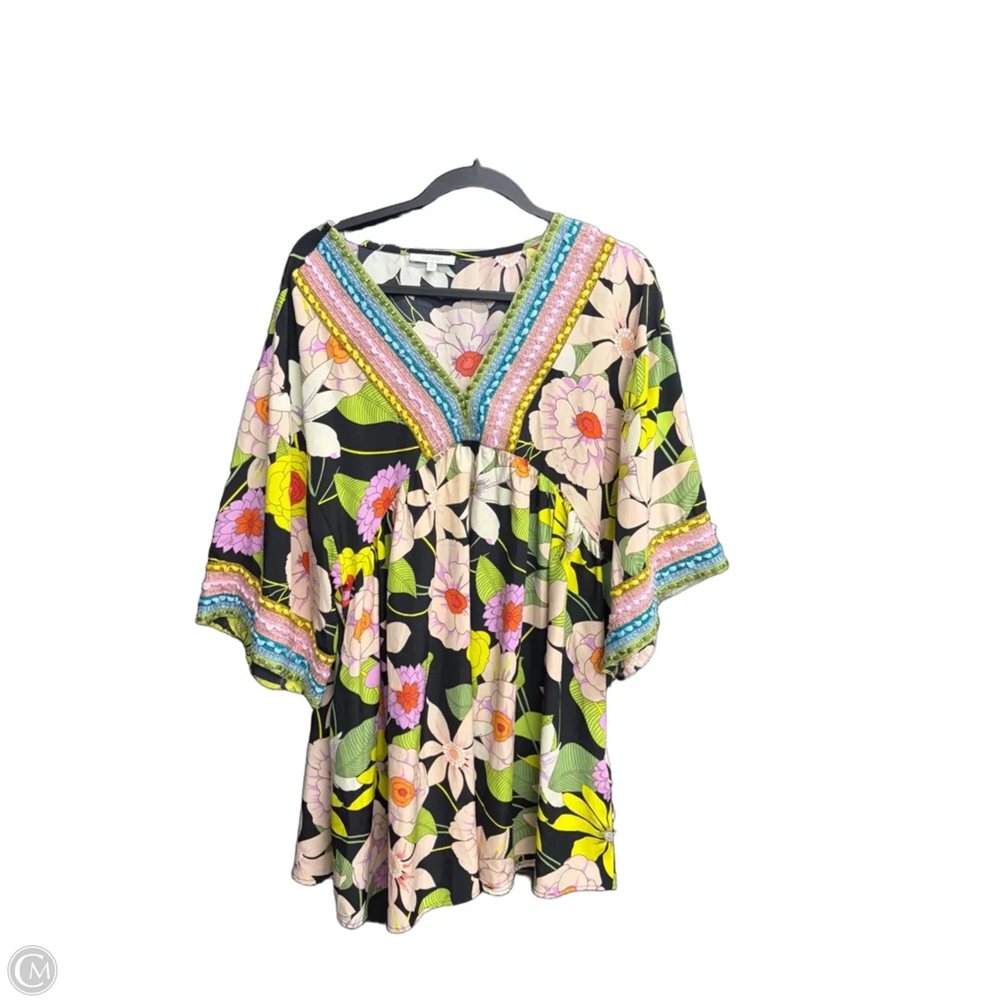 Dress Casual Short By Veveret In Floral Print, Size: M
