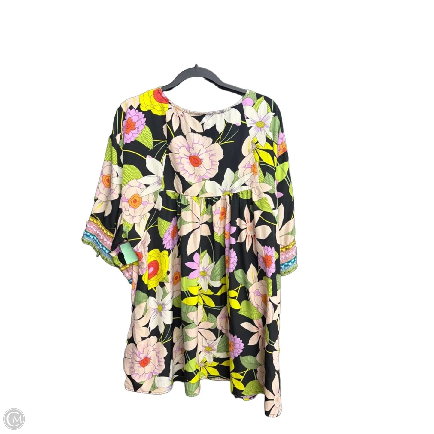 Dress Casual Short By Veveret In Floral Print, Size: M