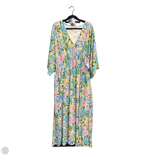Dress Casual Maxi By Entro In Floral Print, Size: Xl