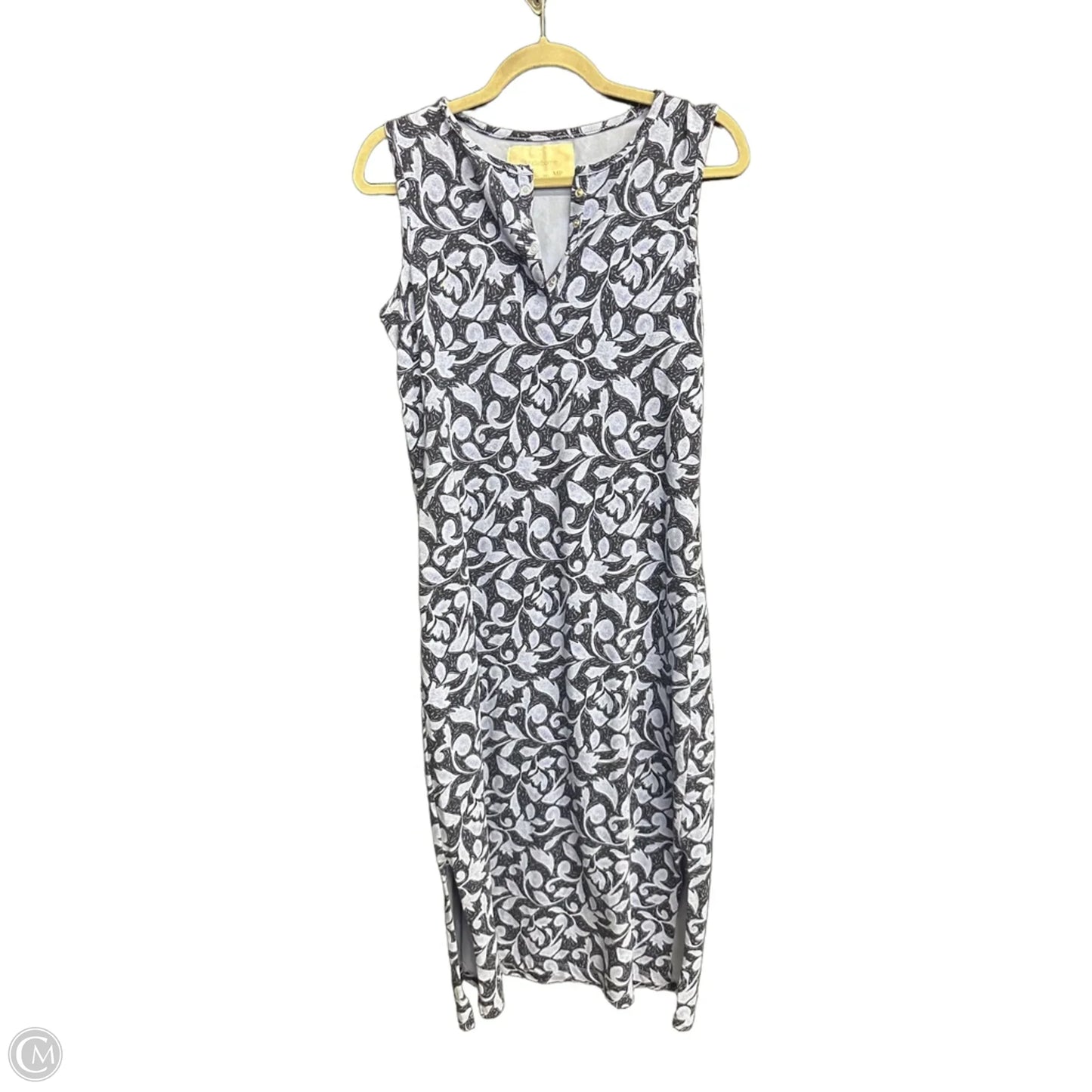 Dress Casual Maxi By Liz Claiborne In Floral Print, Size: Mp