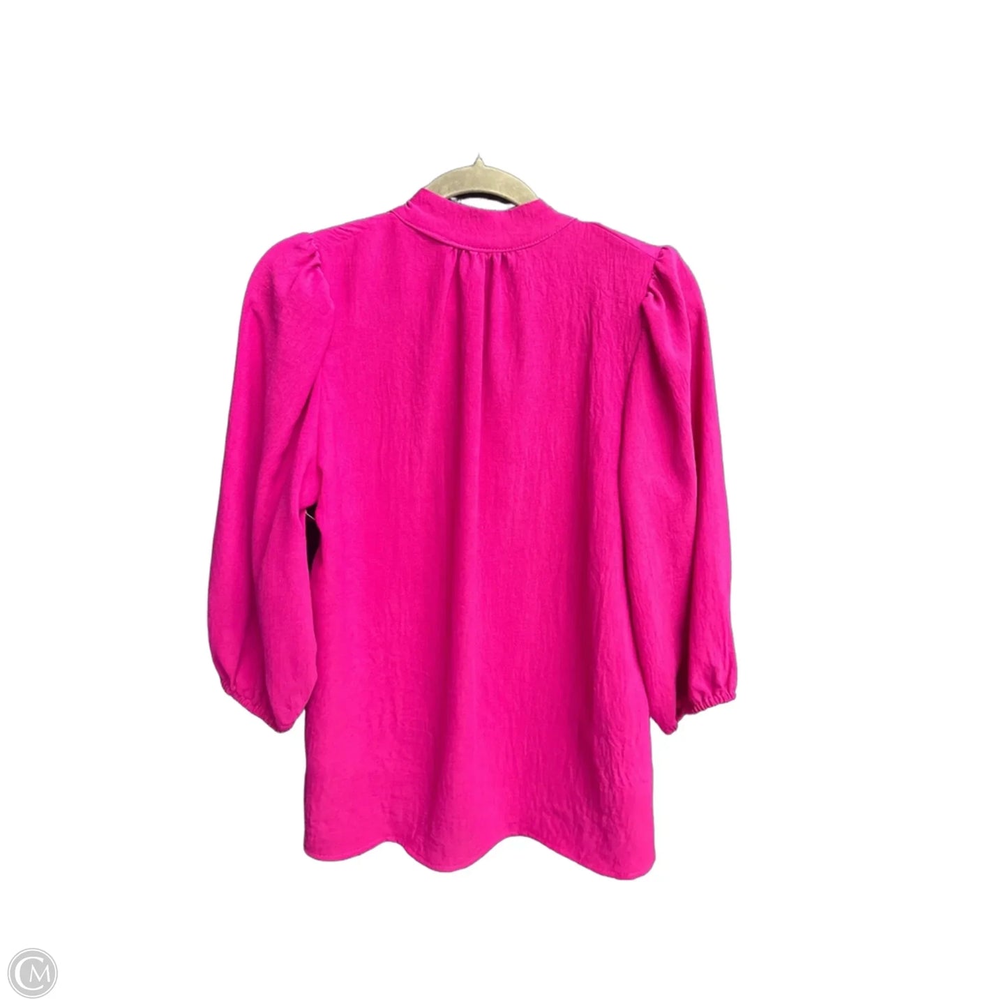 Top 3/4 Sleeve By Clothes Mentor In Pink, Size: L