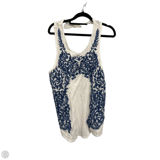 Top Sleeveless By Max Studio In White, Size: M