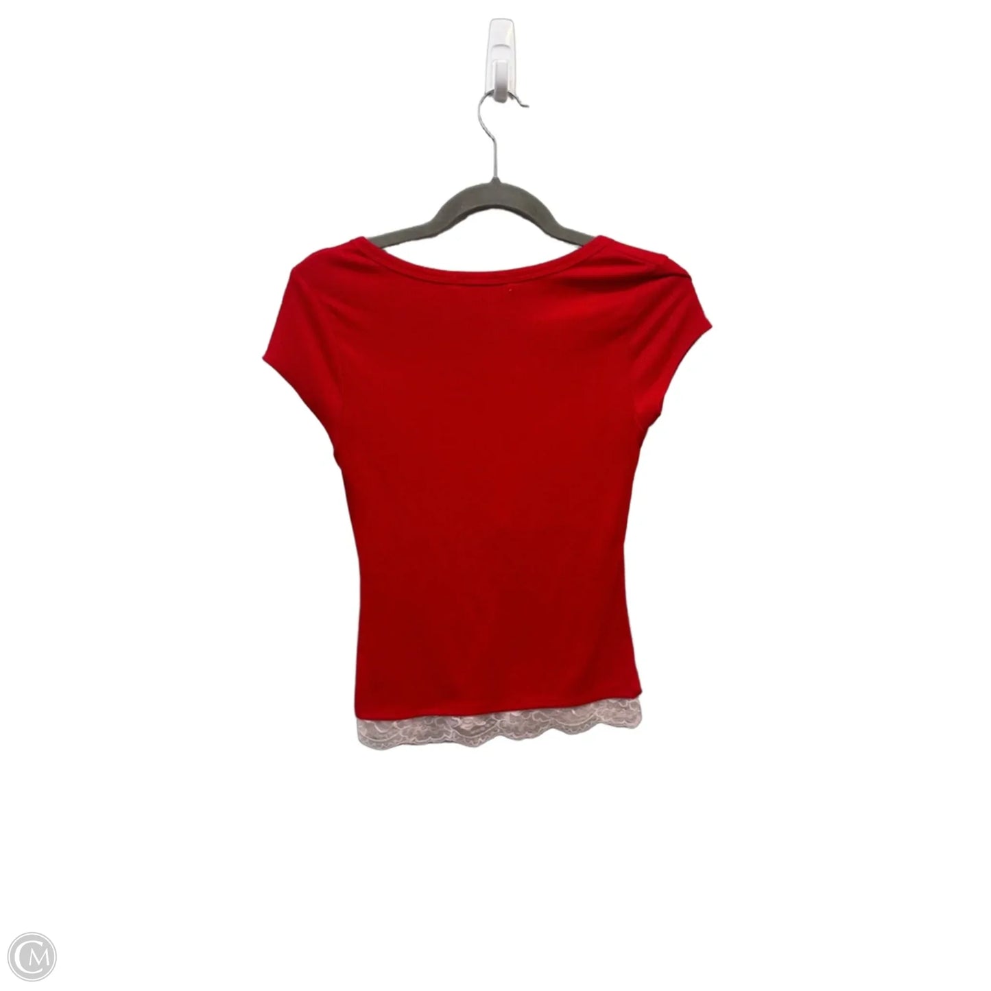Top Short Sleeve By Liberty Love In Red, Size: M