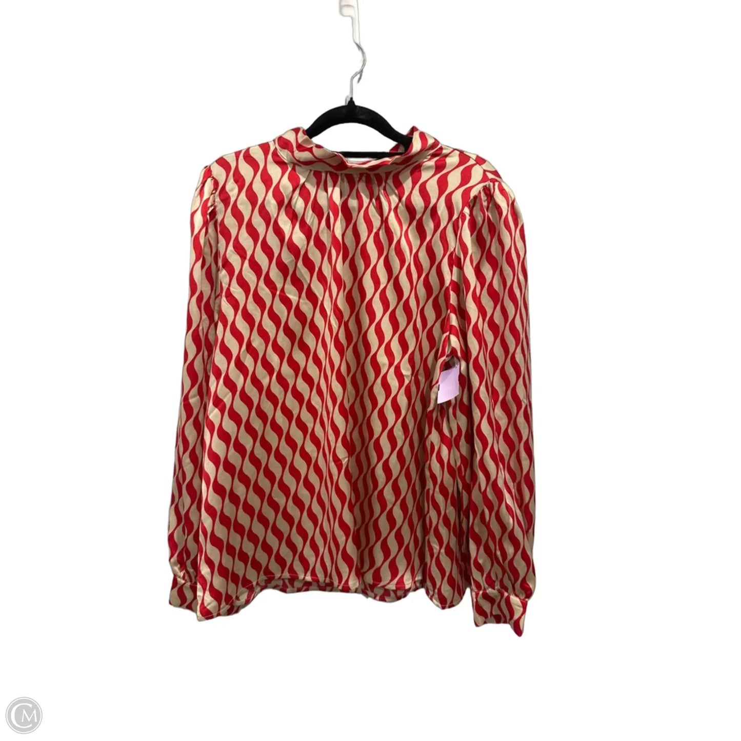 Top Long Sleeve By Jodifl In Geometric Pattern, Size: S