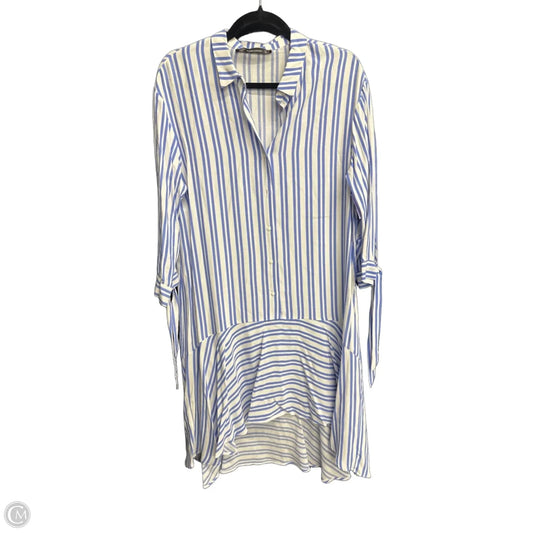 Dress Casual Short By Zara In Striped Pattern, Size: S