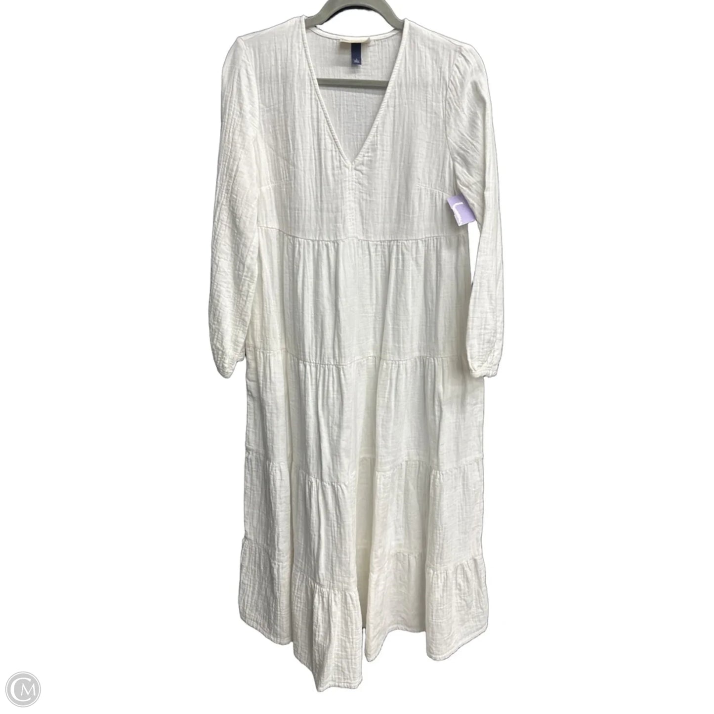 Dress Casual Maxi By Universal Standard In White, Size: S