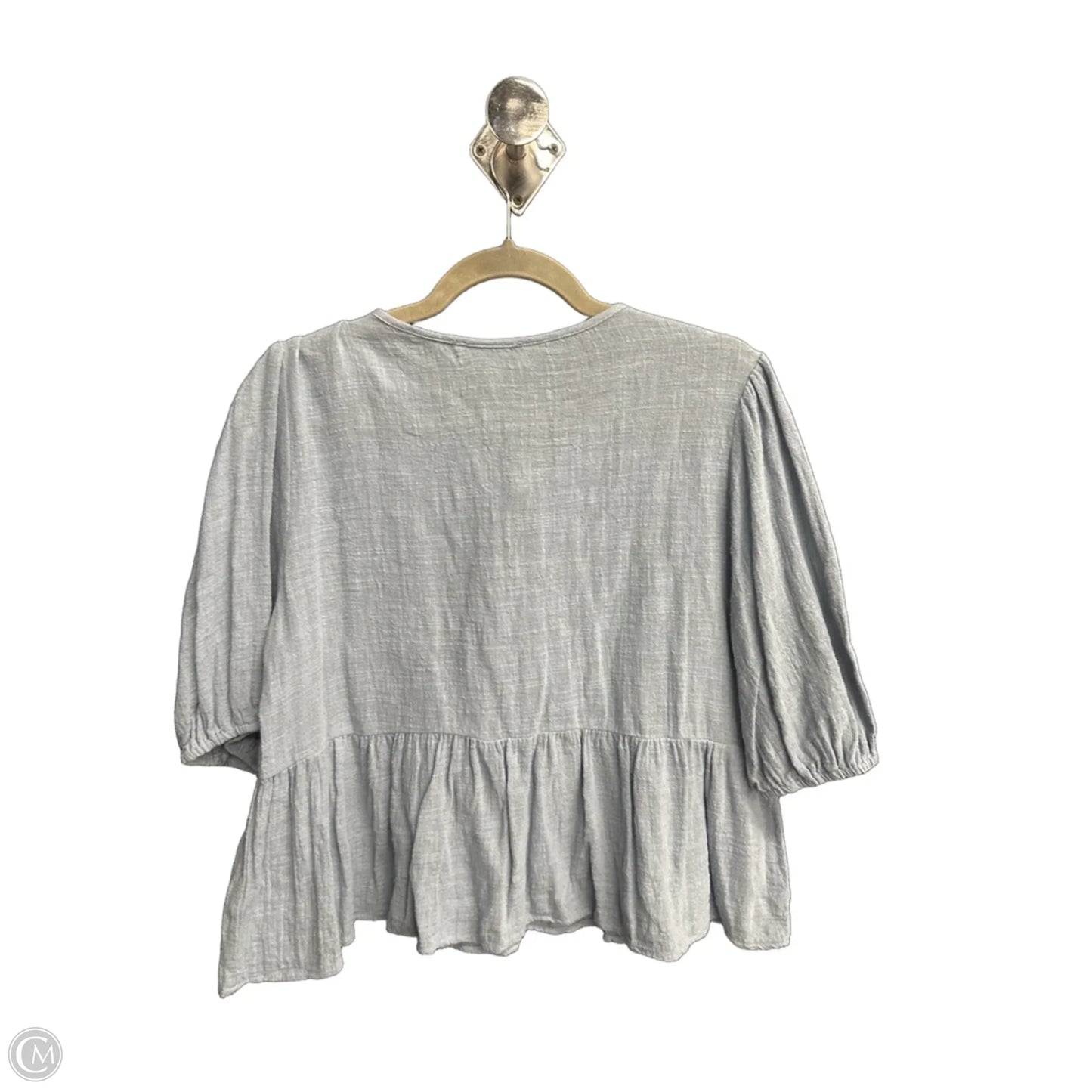 Top Short Sleeve By Clothes Mentor In Blue, Size: M