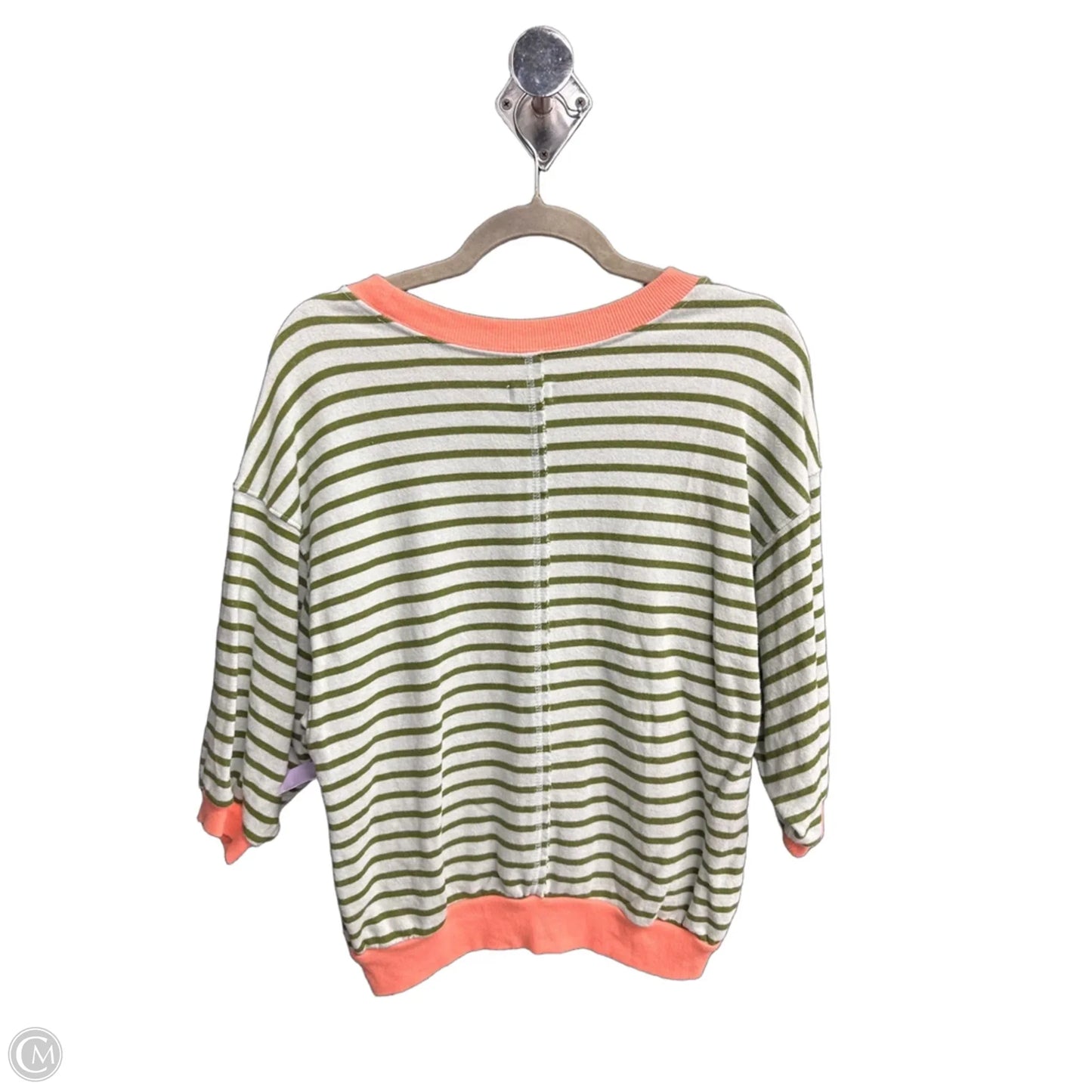 Top Short Sleeve By Pilcro In Striped Pattern, Size: Xs