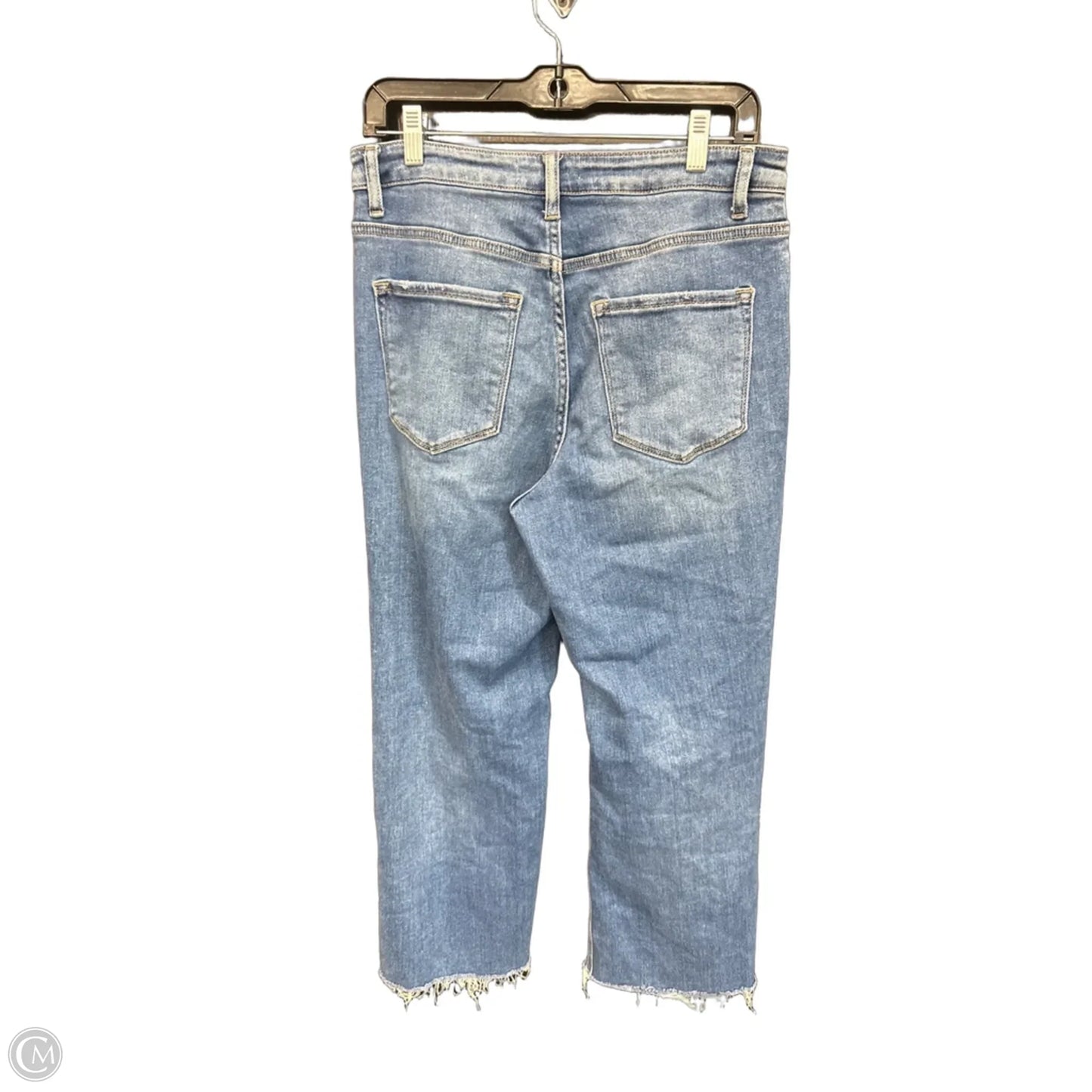 Jeans Cropped By Vervet In Blue Denim, Size: 6