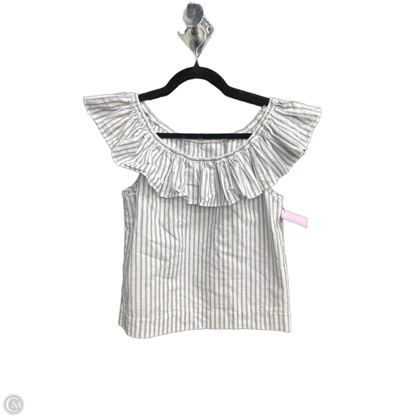 Top Sleeveless Designer By Rebecca Minkoff In Striped Pattern, Size: S