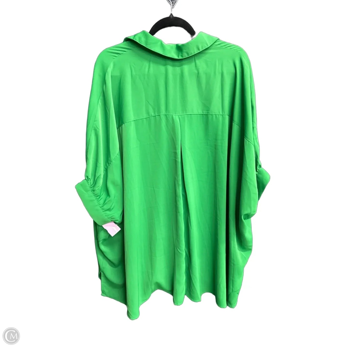 Top Short Sleeve By Entro In Green, Size: L