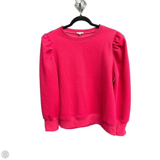 Top Long Sleeve By Jodifl In Pink, Size: Xl